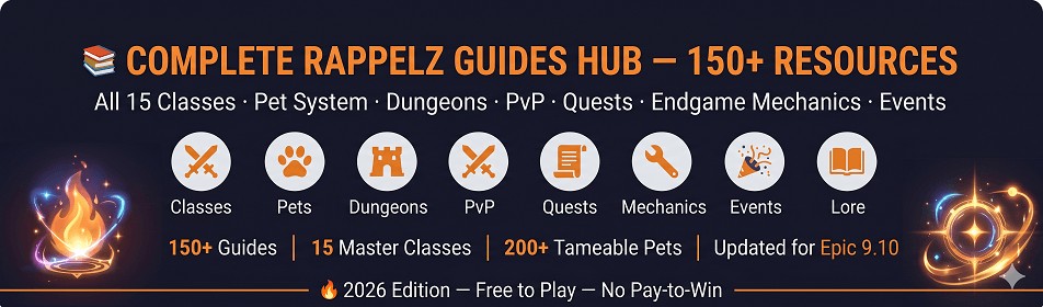 Rappelz guides hub - class builds, pet systems, dungeons, PvP