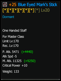 +25 Blue-Eyed Marks Stick stats preview