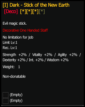 Deco Dark 1H Staff stats preview