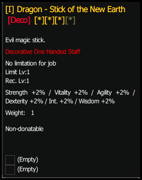 Deco Dragon 1H Wand stats preview