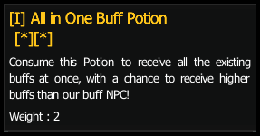 All-in-One Buff Potion (x25) stats preview