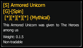 Armored Unicorn stats preview